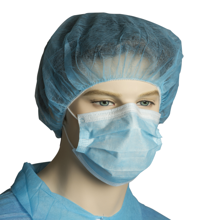 Bastion Pacific | Polypropylene Surgical Face Mask - Blue - Earloops
