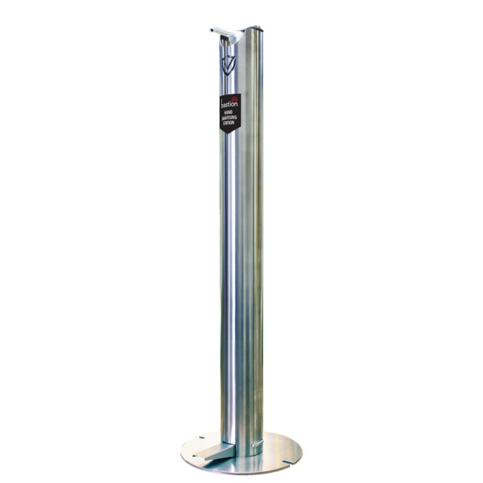 Shield Hand Sanitiser Bollard