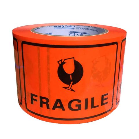 FRAGILE' LABELS ON A ROLL