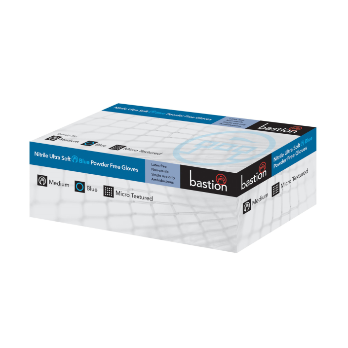 Nitrile Ultra Soft Blue Gloves Online | Micro Textured & Powder Free