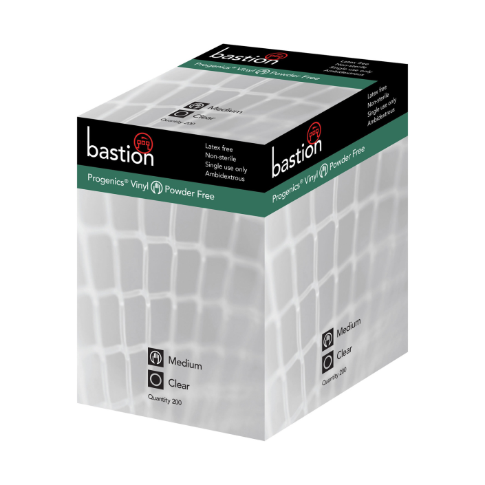 Clear Vinyl Gloves - Powder Free | Progenics System Dispenser
