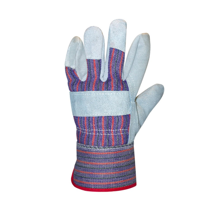 Candy Stripe Leather Gloves