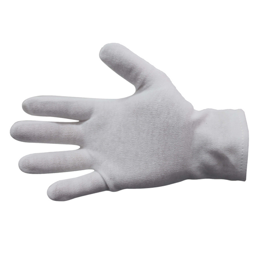 Bastion Pacific | Cotton Interlock Gloves - Hemmed Cuff