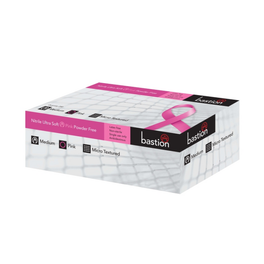 Bastion Pacific | Nitrile Ultra Soft Pink - Powder Free Gloves