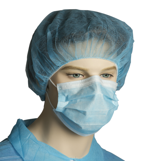 Bastion Pacific | Polypropylene Surgical Face Mask - Blue - Earloops