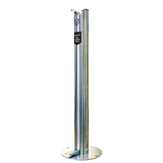 Shield Hand Sanitiser Bollard