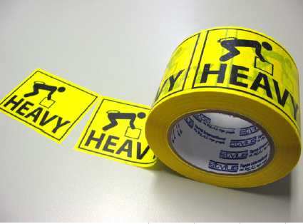 Heavy Label Designs HEAVY' LABELS ON A ROLL - YEL/BLK – I Procure