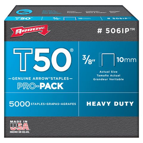 ARROW T50 STAPLES 10MM 5000/PK