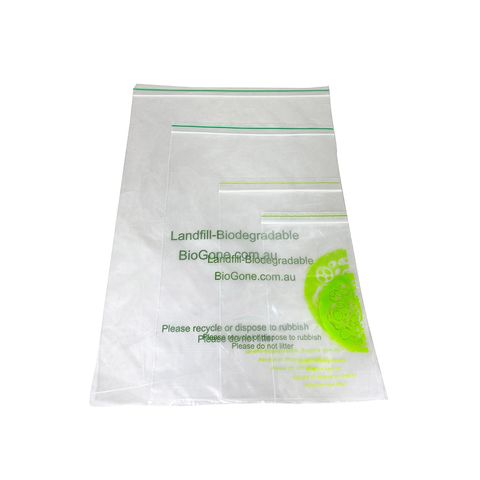 BIODEGRADABLE PRESS SEAL BAGS