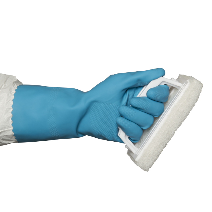 Silverlined Gloves | Blue Silver Lined Rubber Gloves