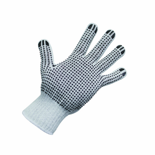 Bastion Pacific | Polycotton Gloves - Black PVC Dots