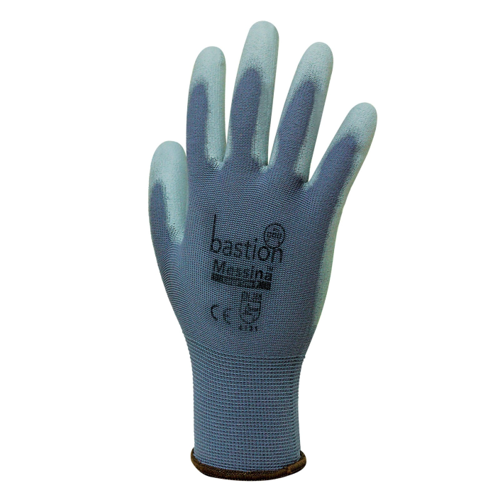Buy Polyurethane Coated Gloves Online - Grey Nylo